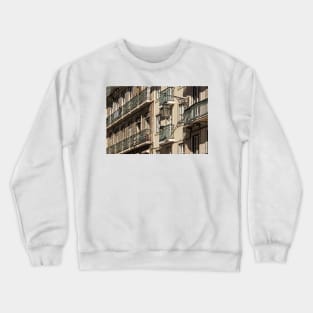 Buildings Of Lisbon - 9 © Crewneck Sweatshirt